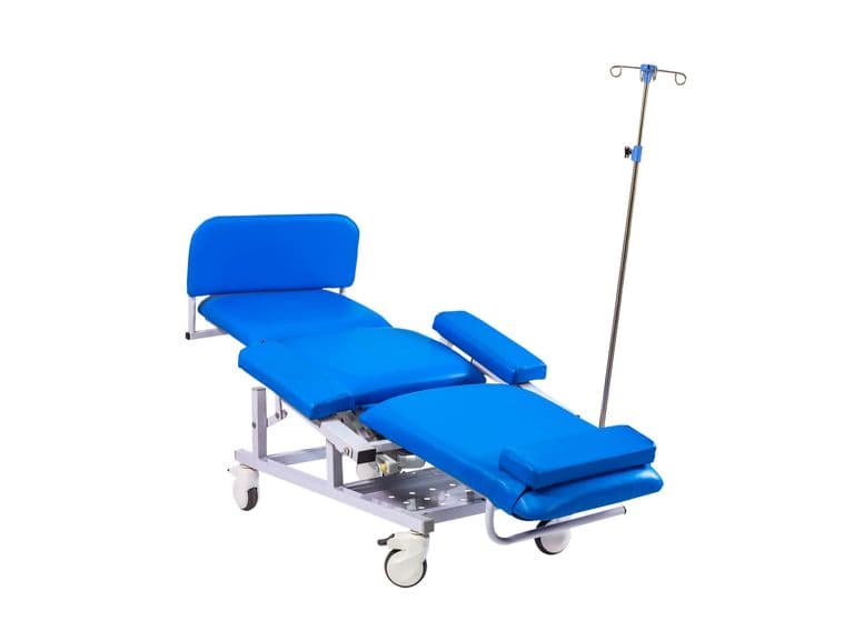 Trendelenburg Hemodialysis Chair, reclined trendelenburg position
