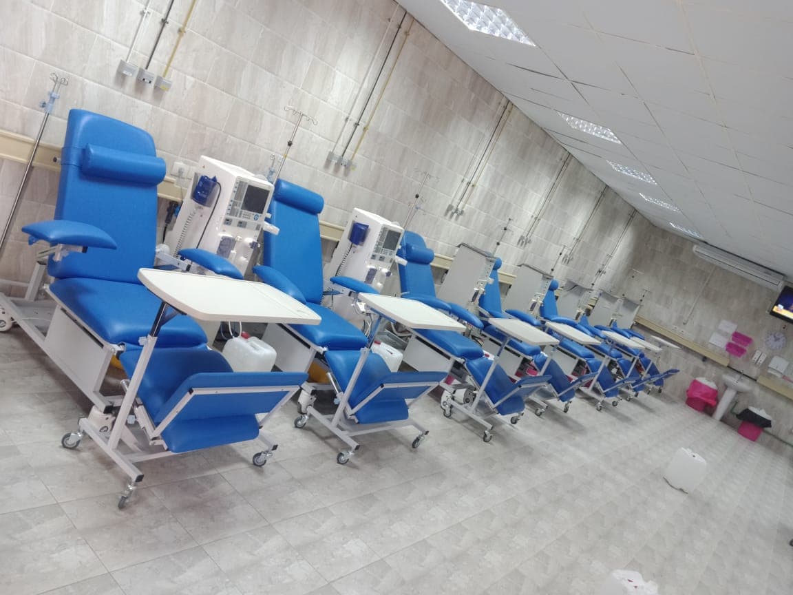 2019 — Hemodialysis department equipped at Salam Specialized Hospital