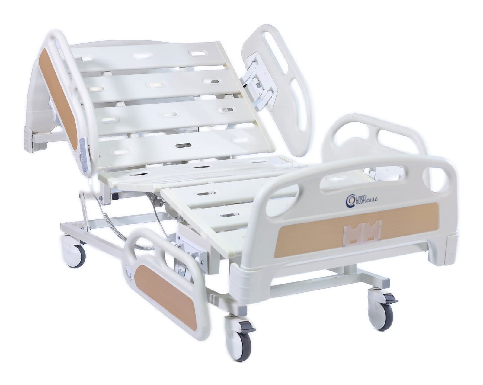 Multi-Functional PRIME care Bed, backrest raised