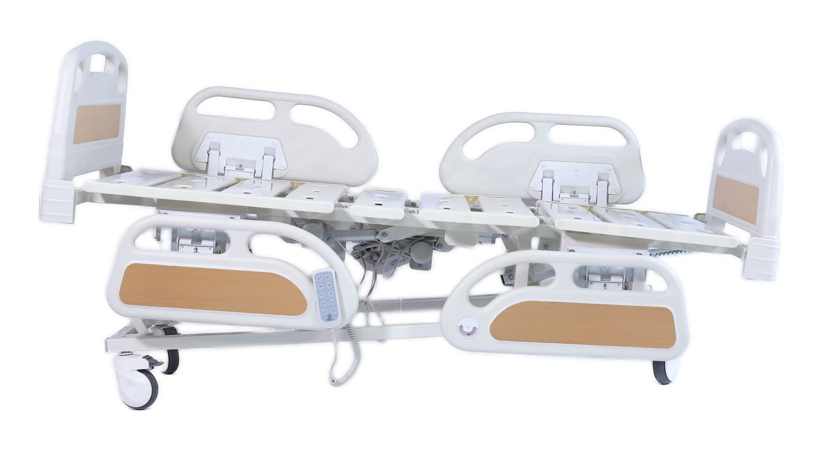 Multi-Functional PRIME care Bed, rear three-quarter view